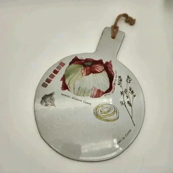 NWOT Rosanna Artist Sketchbook Farm To Table Collectable Ceramic Charcuterie‎ - Picture 6 of 8